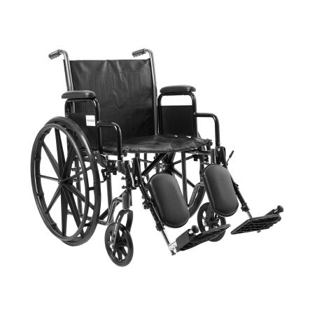 WHEELCHAIR, DDA ELR 20" 350LBSS