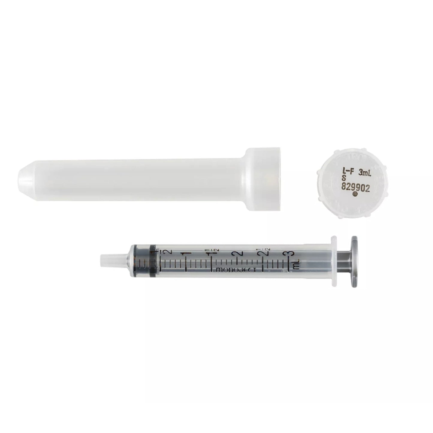 SYRINGE, REG LUER TIP 3CC NOTFOR VET OR DENTAL KENDAL