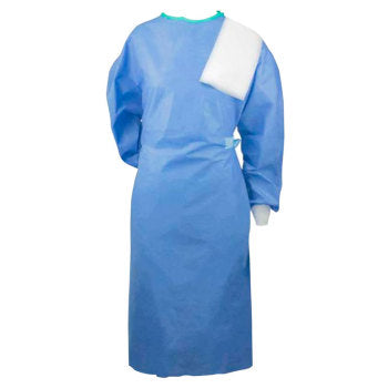 GOWN, SURGICAL NON-WOVEN RAGLAN STR W/TOWEL XLG (22/CS)